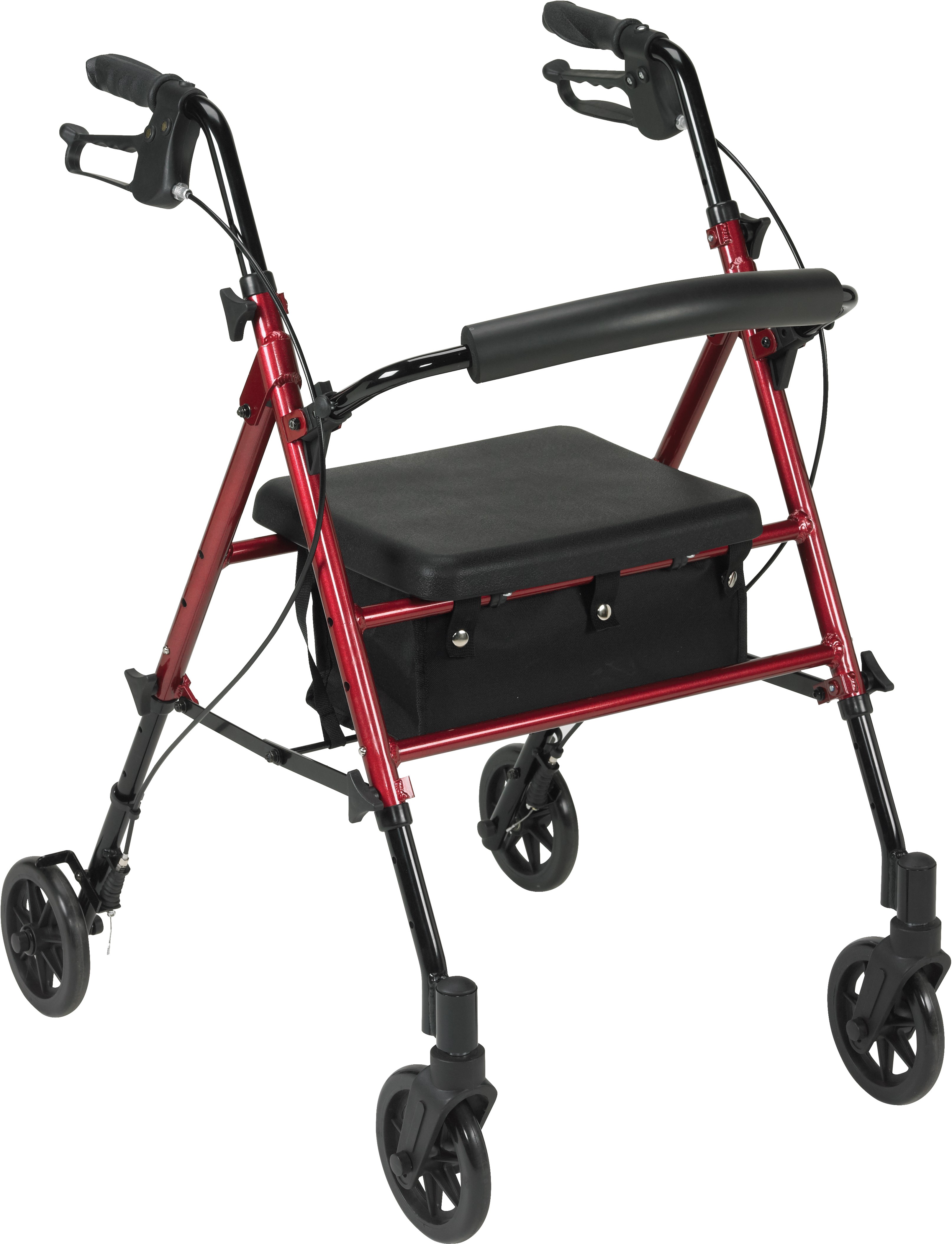 Adjustable Height Aluminum Rollator