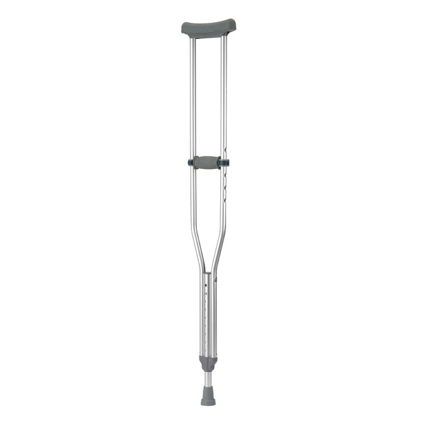 EZ Adjust Aluminum Crutches with Euro-Style Clip