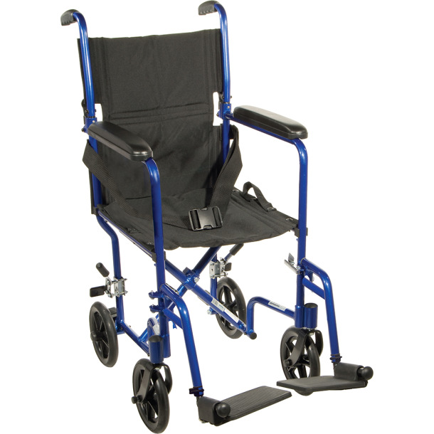 Medline Aluminum Transport Chair